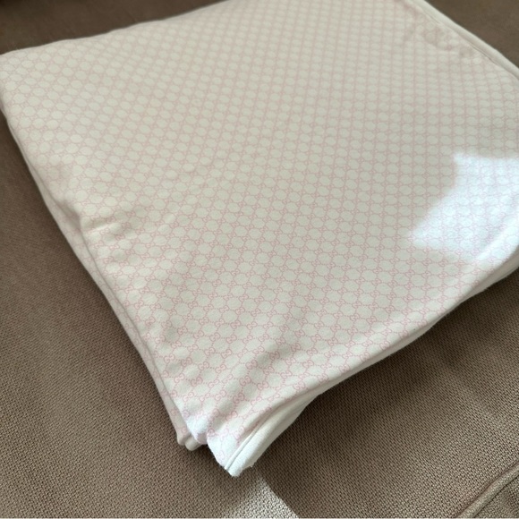 Gucci Accessories Gucci Baby Girl Soft Baby Balnket Double G Logo